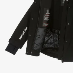 Moncler Enfant Snowwear*Girls Black Corserey Ski Jacket