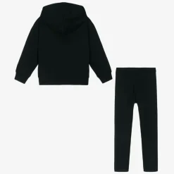 Calvin Klein Outfit Sets*Girls Black Cotton Hoodie & Leggings Set