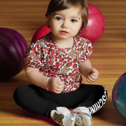 Moschino Baby Leggings*Girls Black Cotton Leggings