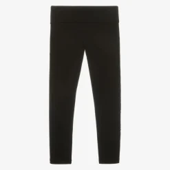EA7 Emporio Armani Leggings*Girls Black Cotton Leggings