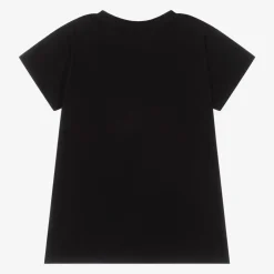 Molo Tops*Girls Black Cotton Sequin Cherry T-Shirt