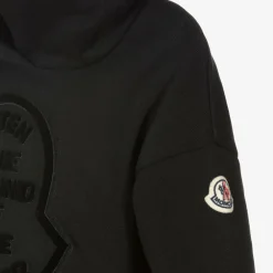 Moncler Enfant Tracksuits*Girls Black Cotton Tracksuit