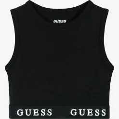 Guess Activewear*Girls Black Cropped Top