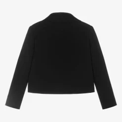 Elie Saab Coats & Jackets*Girls Black Crêpe Diamanté Blazer