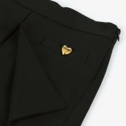 Moschino Kid-Teen Shorts*Girls Black Crêpe Shorts