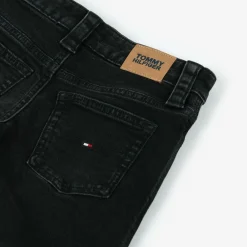 Tommy Hilfiger Trousers*Girls Black Denim Wide-Leg Mabel Jeans