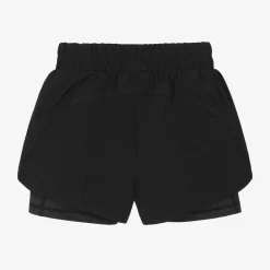 Danskin Shorts|Activewear*Girls Black Double Layer Sports Shorts