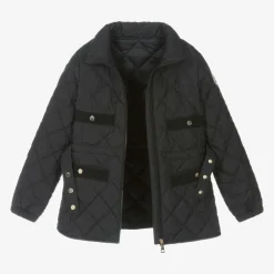 Moncler Enfant Coats & Jackets*Girls Black Down Quilted Philanta Jacket