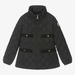 Moncler Enfant Coats & Jackets*Girls Black Down Quilted Philanta Jacket