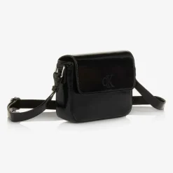 Calvin Klein Bags*Girls Black Faux Leather Handbag (20cm)