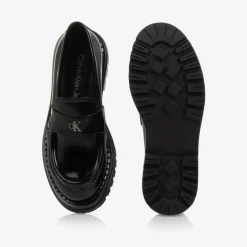 Calvin Klein Loafers & Moccasins|Loafers & Moccasins*Girls Black Faux Leather Loafers