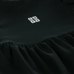 Givenchy Dresses*Girls Black 4G Logo Cotton Dress