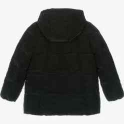 Mayoral Coats & Jackets*Girls Black Hooded Puffer Coat