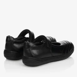 Geox School Shoes|Bar Shoes*Girls Black Leather Shoes
