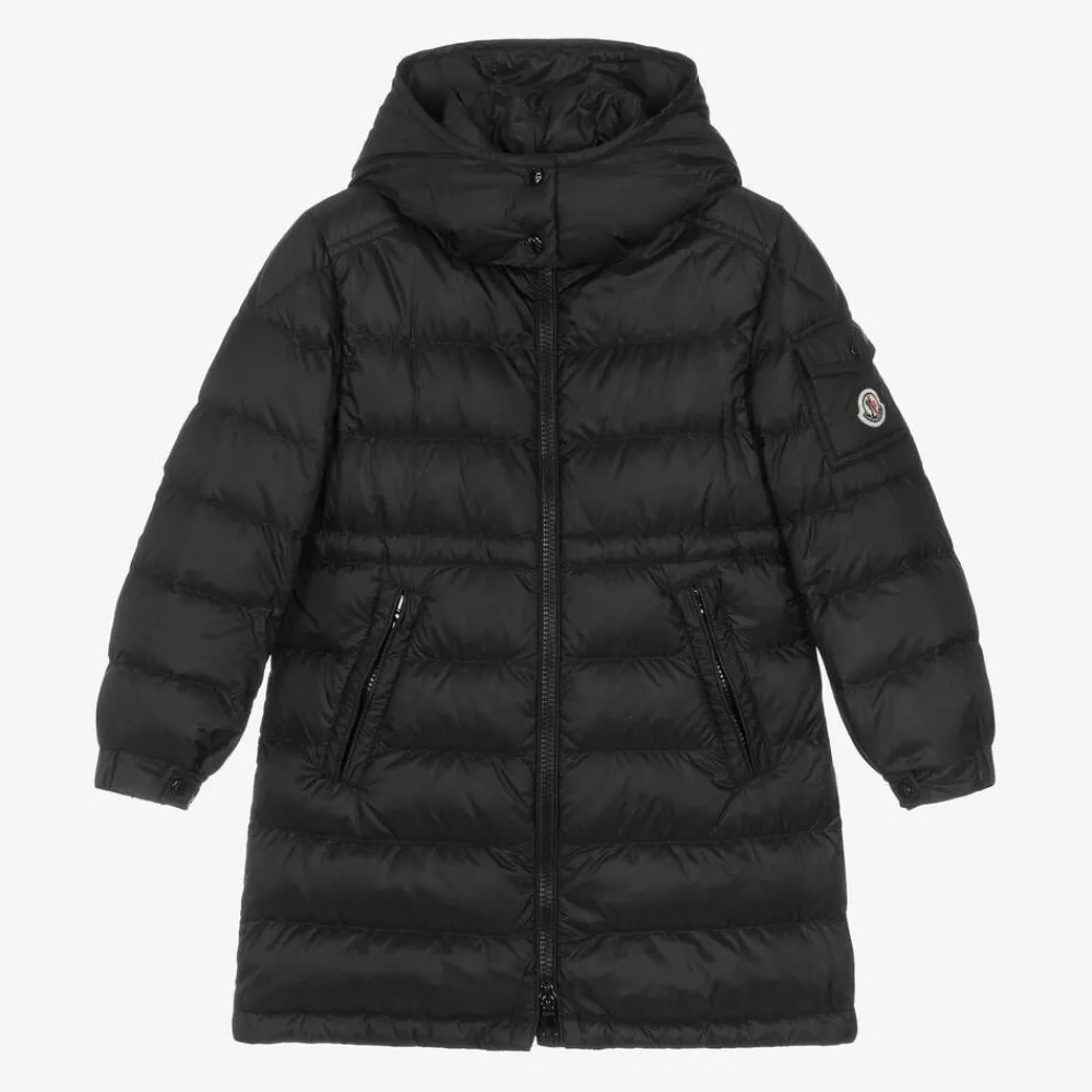Moncler Enfant Coats & Jackets*Girls Black Meillon Puffer Coat