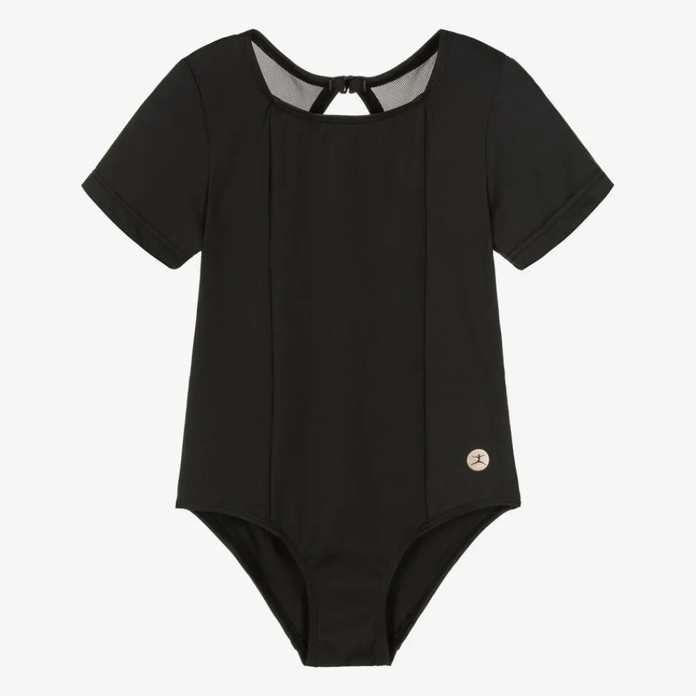 Danskin Activewear*Girls Black Mesh Leotard