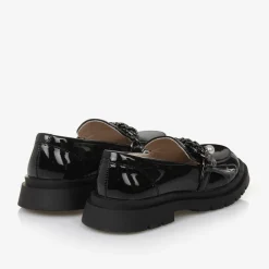 Mayoral Loafers & Moccasins|Loafers & Moccasins*Girls Black Patent Faux Leather Loafers