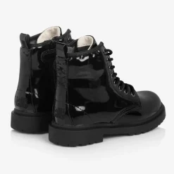 Lelli Kelly School Shoes*Girls Black Patent Leather Ankle Boots