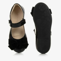 Naturino Traditional Shoes|Bar Shoes*Girls Black Patent Leather Bow Shoes