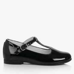 Beatrice amp; George Traditional Shoes|Bar Shoes*Girls Black Patent Leather T-Bar Shoes