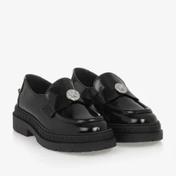 Versace School Shoes|Loafers & Moccasins*Girls Black Patent Leather Medusa Loafers
