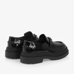 Versace School Shoes|Loafers & Moccasins*Girls Black Patent Leather Medusa Loafers