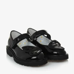 Sophia Webster Mini Bar Shoes|Bar Shoes*Girls Black Patent Leather Butterfly Shoes