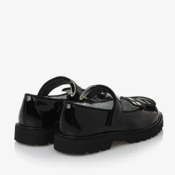 Sophia Webster Mini Bar Shoes|Bar Shoes*Girls Black Patent Leather Butterfly Shoes