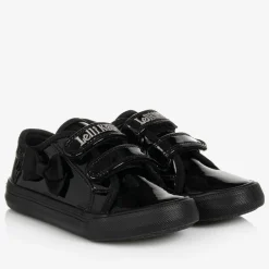 Lelli Kelly School Shoes*Girls Black Patent Velcro Trainers