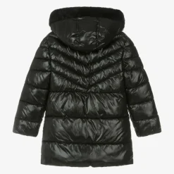 Mayoral Coats & Jackets*Girls Black Puffer Coat