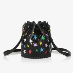 Stella McCartney Kids Bags*Girls Black Star Bucket Bag (19cm)