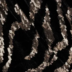 NAME IT Skirts*Girls Black Velour & Gold Sequin Skirt