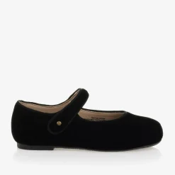 Old Soles Traditional Shoes|Pumps & Ballerinas*Girls Black Velvet Pumps