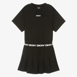 DKNY Dresses*Girls Black Viscose Dress