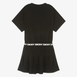 DKNY Dresses*Girls Black Viscose Dress