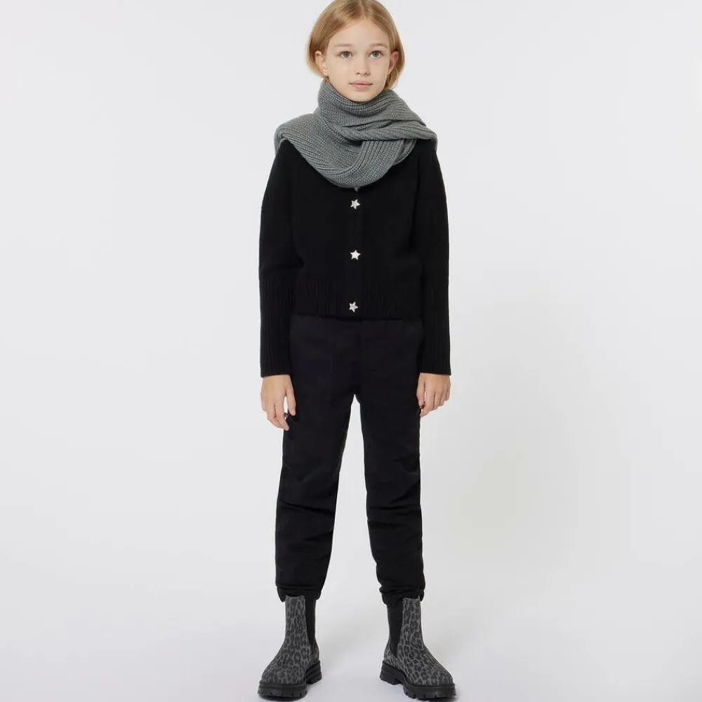 Zadigamp;Voltaire Tops*Girls Black Wool Cropped Cardigan