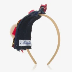 Miranda Hair Accessories*Girls Blue & Pink Tartan Hairband