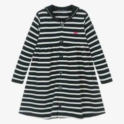 Week-end à la mer Dresses*Girls Blue Breton Stripe Cotton Sailor Dress
