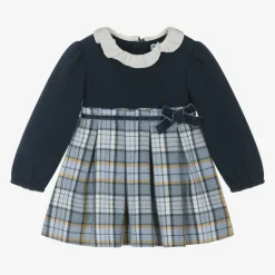 Mayoral Dresses*Girls Blue Check Dress