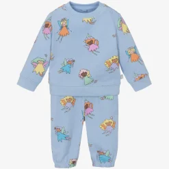 Stella McCartney Kids Tracksuits|Tracksuits*Girls Blue Cotton Fairies Tracksuit