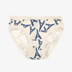 Petit Bateau Underwear*Girls Blue Cotton Knickers (3 Pack)