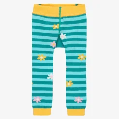 Powell Craft Leggings|Leggings*Girls Blue Cotton Leggings