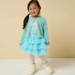 iDO Baby Tops*Girls Blue Cotton Top