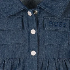 BOSS Dresses*Girls Blue Denim Dress