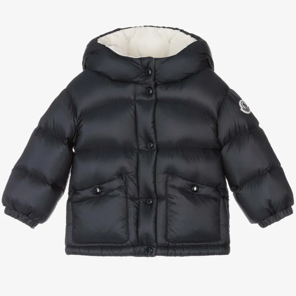 Moncler Enfant Coats & Jackets|Coats & Jackets*Girls Blue Down Padded Jacket