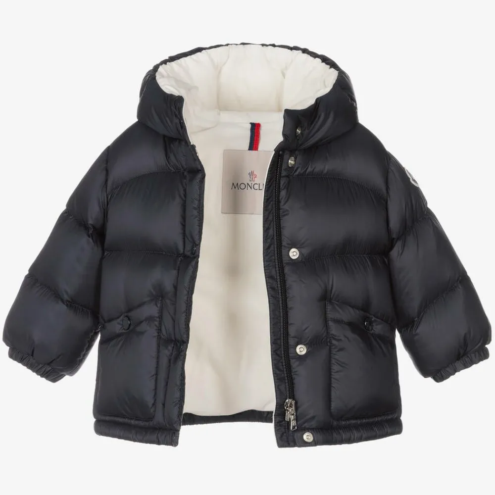 Moncler Enfant Coats & Jackets|Coats & Jackets*Girls Blue Down Padded Jacket