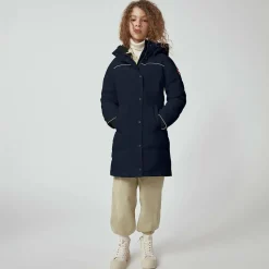 Canada Goose Coats & Jackets*Girls Blue Down Padded Juniper Parka Coat