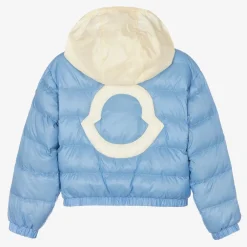 Moncler Enfant Coats & Jackets*Girls Blue Down Padded Musa Jacket