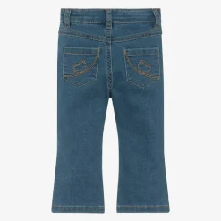 Mayoral Trousers*Girls Blue Flared Denim Jeans