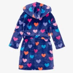 Hatley Towels & Robes*Girls Blue Fleece Dressing Gown